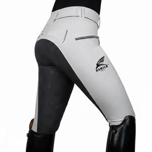 Pantalons d'équitation tendance, best-sellers, taille haute, avec grip intégral, pantalons d'équitation pour femmes, collants d'équitation à boutons - Product Image 1