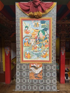 Thangka peint à la main : Guru <span class=keywords><strong>Pema</strong></span> Gyalpo - le Roi du Lotus - Product Image 1