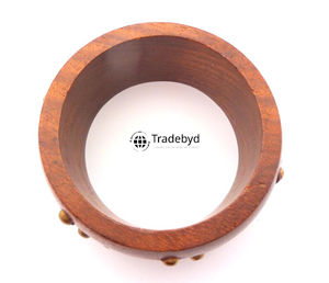 Brazaletes de madera de moda para mujeres modernas Accesorios hechos a mano por Tradebyd - Product Image 6