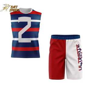 Venta al por mayor juvenil ajuste regular personalizado 100% poliéster sublimación 7 V 7 uniforme de fútbol americano 7 en 7 conjuntos de uniformes de fútbol - Product Image 5