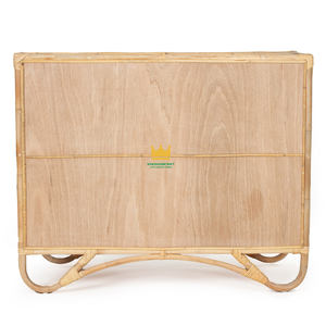 Hand-woven Eco-friendly Choice Rattan Kid <b>Cabinet</b> Wholesale Natural Color - Product Image 3