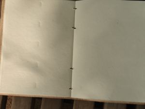 Journal relié en cuir de fermeture de serrure de bouton de cahier d'affaires fait à la main de qualité supérieure avec doublure B5 taille fil à coudre reliure pour Girft - Product Image 4