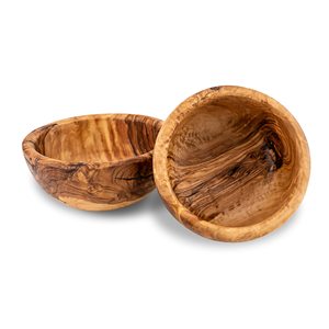 ชามเสิร์ฟทำจากไม้ธรรมชาติพร้อมช้อนชามอาหารเย็นทำด้วยมือสำหรับใช้ในบ้าน - Product Image 2