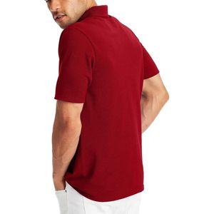 Hombres Mujeres Unisex 100% Algodón Media manga Diseño personalizado Ligero Transpirable Patrón sólido Tejido de punto Polo - Product Image 2