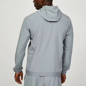 ชุดวอร์มผ้าฝ้ายมีฮู้ดระบายอากาศได้ดีสำหรับผู้ชายชุดวอร์มสีพื้นสำหรับฤดูหนาว - Product Image 4