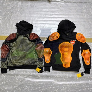 Sweat à capuche de moto à fermeture éclair approuvé CE, résistant à l'abrasion, résistant aux coupures, doublure renforcée - Product Image 2