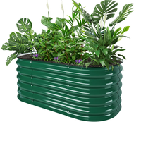 Bonne qualité lit de jardin surélevé jardinière support lit de jardin surélevé pour jardin balcon métal extérieur jardinière décorative
