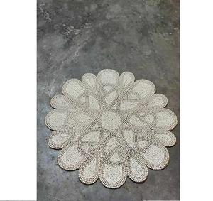 Décoration de cuisine de luxe napperons perlés tapis de Table Table à manger Restaurant et hôtel Design décor fait à la main perles Design tapis - Product Image 5