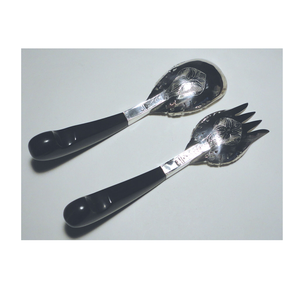 Cuchara de acero inoxidable con mango de cuerno de Búfalo, juego de cubiertos y cubiertos con calidad superior de la India - Product Image 6