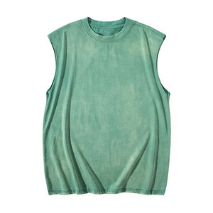 Logo personnalisé OEM vêtements de sport sans manches à séchage rapide débardeur en coton chemises de sport pour hommes T-shirt sans manches pour hommes - Product Image 1