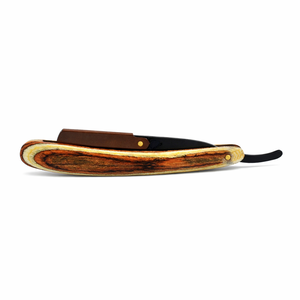 Navaja de Barbero Recta con Mango de Madera y Soporte para Cuchillas Reutilizables - Product Image 3