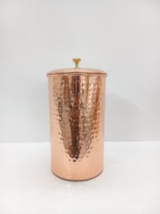 ฝาปิดเหยือกน้ำทองแดงลายนูน งานฝีมือ ดีไซน์ร่วมสมัย เป็นมิตรกับสิ่งแวดล้อม ใช้ซ้ำได้ เหมาะสำหรับบ้าน ร้านอาหาร และเครื่องดื่ม - Product Image 6