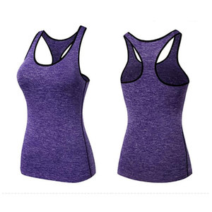 Latest Running Clothes <b>Women</b> Sleeveless Gym Singlet Tank <b>Top</b> Training Sportswear Cotton Racerback Slim Fit Fitness <b>Vest</b> - Product Image 6