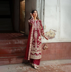 La última ropa de fiesta india y pakistaní bordada personalizable Sharara Gharara Top y Ropa Étnica Dupatta precio al por mayor - Product Image 1