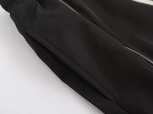 Pantalones Deportivos Holgados de Cintura Elástica para Mujer, Estilo Urbano, Invierno, Cintura Media, Ajuste Holgado, Térmicos, de Algodón, Pierna Ancha, Ecológicos, Resistentes al Viento - Product Image 3