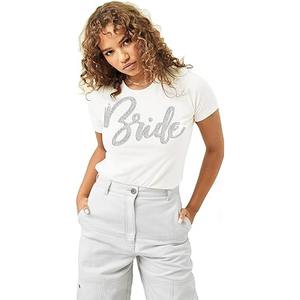 T-shirt décontracté unisexe 100% coton T-shirts Bling surdimensionnés tissés unis avec slogan et transfert de strass personnalisés - Product Image 1