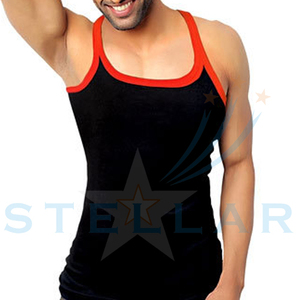 เสื้อกล้ามผู้ชายแบบไม่มีแขน ทรงหลวม ผ้าฝ้าย เสื้อกล้ามเรียบๆ สั่งทำได้ เสื้อกล้ามออกกำลังกาย - Product Image 3