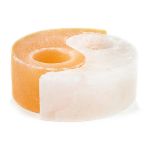 Portavelas con forma de corazón de sal de roca Rosa Natural del Himalaya de calidad superior, fabricante paquistaní más vendido, artesanías naturales - Product Image 2