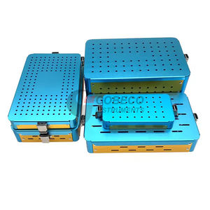 Plateau de traitement en autoclave en aluminium, bac de stérilisation, organisateur d'instruments médicaux, cassette pour usage clinique - Product Image 5