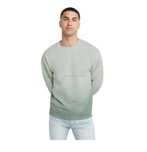 Las sudaderas de cuello redondo más vendidas para hombres Diseño personalizado Premium Slim Fit Sudaderas casuales de color sólido para hombres - Product Image 3