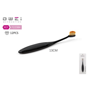 Brocha de maquillaje individual negra - Product Image 1