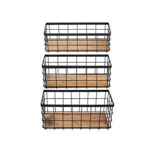 Corbeille à fruits en fer de grande capacité avec revêtement noir antique, rangement à plusieurs niveaux et conception durable pour le comptoir - Product Image 1