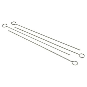 Stainless Metal <b>BBQ</b> Skewers with Wooden Handle Long Kebab Skewer for Outdoor Camping Charcoal Grill Kitchen Cleaning - Product Image 5