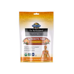 Garden of Life Dr. Supplément de fibres prébiotiques biologiques formulé en poudre non aromatisée, USDA Organic - Product Image 1