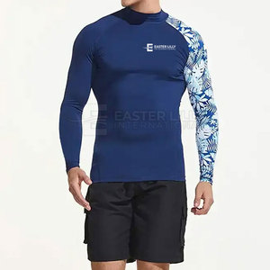 MOQ bajo, precio asequible, alta movilidad y rendimiento mejorados con camiseta de manga larga para hombre para correr y entrenar. - Product Image 3