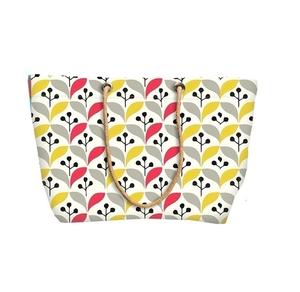 กระเป๋าโท้ทผ้าฝ้ายสำหรับผู้หญิง, กระเป๋าโท้ทผ้าใบสำหรับช้อปปิ้งพิมพ์ลาย2025กระเป๋าชายหาดเป็นมิตรกับสิ่งแวดล้อมกำหนดขนาดมาตรฐานได้เองกระเป๋าถือ - Product Image 3