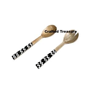 Cuillère à salade moderne de meilleure qualité, ensemble de vaisselle design fait à la main, cuillères et fourchettes, couverts adaptés aux ustensiles de cuisine - Product Image 6