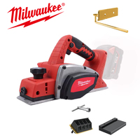 Raboteuse portative Milwaukee pour le travail du bois, machine à aplanir les planches, outil de rabotage électrique, décoration intérieure, raboteuse électrique au lithium 18v