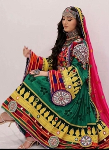 Nouveautés tribal à la mode afghan Kuchi robe dames manches longues guldoze tenue de soirée Maxi Afghani Kuchi robes élégantes - Product Image 6