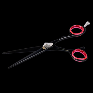 กรรไกรตัดผมสแตนเลสเคลือบสีดำสำหรับร้านเสริมสวย - Product Image 6