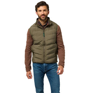 Gilet hybride réversible Softshell pour homme Gilet d'hiver en polyester coupe-vent pour le travail en plein air Style formel Séchage rapide - Product Image 1