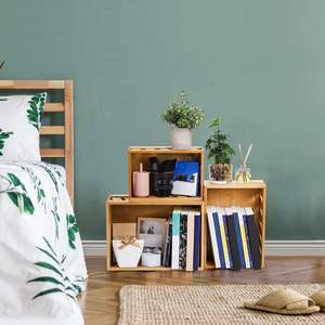 Caisses de rangement en bambou rustique de qualité supérieure pour l'organisation de la maison et de la cuisine - Product Image 4