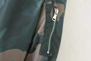 เสื้อแจ็กเก็ตบอมเบอร์สำหรับผู้หญิงเสื้อผ้าแฟชั่นมีสไตล์กระดุมยาวไซส์ XL ออกแบบโลโก้ได้ตามต้องการสำหรับฤดูหนาว - Product Image 6