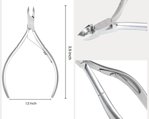 Pinza profesional de acero duro para cutículas, juego de herramientas de manicura prémium, nuevo diseño, 2022, de fábrica de Vietnam - Product Image 2