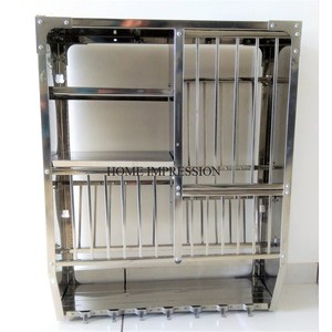 Prime Quality <b>Metal</b> Rust Resistant Coated Black Color 3 Tier Kitchenware Food Items and Utensils Storage Organization Racks - Product Image 4