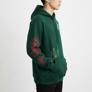 เสื้อฮู้ดดี้ผ้าคอตตอนผสมปักลายสำหรับผู้ชาย สินค้าขายดี สีตามสั่ง แขนยาว - Product Image 5