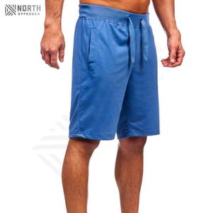 Shorts de sport légers pour hommes en toile de haute qualité polyester/coton, taille élastique, séchage rapide, logo personnalisé, taille sur mesure - Product Image 3