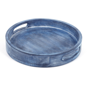 Bandeja de servicio de madera de mango de alta calidad hecha a mano, vajilla decorativa elegante para restaurantes, hoteles, el mejor Material para uso de almacenamiento - Product Image 3