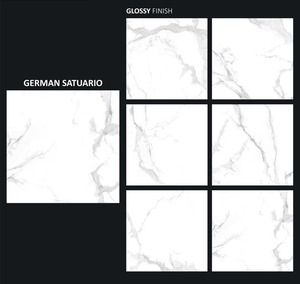 Ny Smoke White 800x800mm Porcelaine Polie Carreaux Marbre Look Moderne Classique Firebrick pour Mall Outdoor Use - Product Image 6