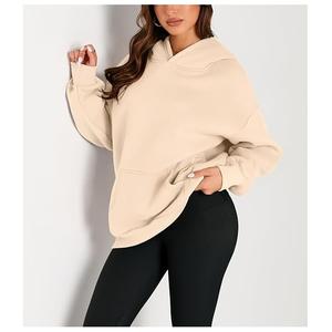 Prix de gros du sweat à capuche 100% coton à manches longues et col rond pour femmes du Bangladesh - Product Image 2
