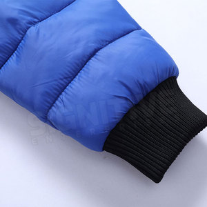 OEM Service Custom Logo Knitted Puffer Jacket Best Selling Solid Color Men's Winter <b>Spring</b> Breathable Fabric Warm - Product Image 5