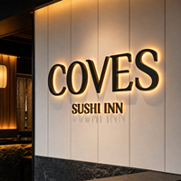 Enseigne LED personnalisée pour entreprise, enseigne lumineuse 3D en LED, logo en acrylique, lettres rétroéclairées en métal pour boutique, studio de beauté