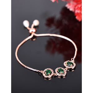 Green AD Fashion Charm <b>Bracelet</b> Nature's Beauty - Product Image 1