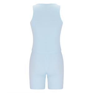 Nuevo diseño de punto de algodón acanalado Fitness mujeres sujetador Legging Yoga 2 piezas conjunto fabricación por Hawk Eye Sports ( PayPal verificado) - Product Image 3