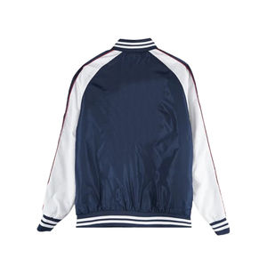 Veste bomber imperméable pour homme, fermeture éclair, mode décontractée, vêtements de sport pour le printemps et l'automne, taille plus, col montant, logo sur le devant, vêtements d'extérieur - Product Image 2