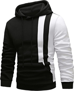 Vente en gros de sweats à capuche d'hiver en molleton vierge surdimensionné, logo personnalisé unisexe pour hommes - Product Image 3